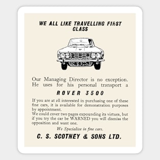 ROVER P6 - advert Magnet